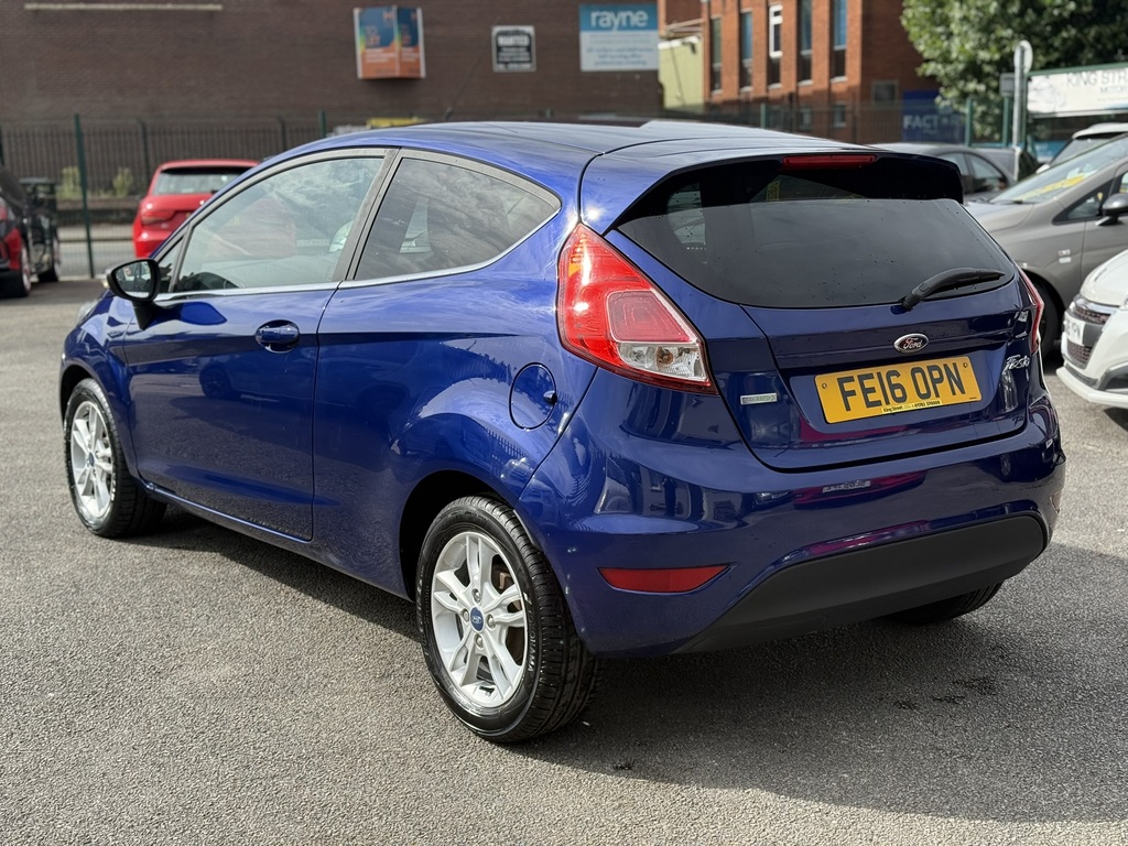 Ford Fiesta Zetec 2016 16 Reg FE16OPN Blue #5