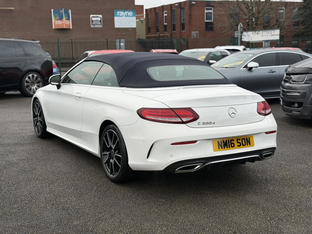 Mercedes-Benz C Class C300d Amg Line Premium 2018 18 Reg NM16SON Blue #5