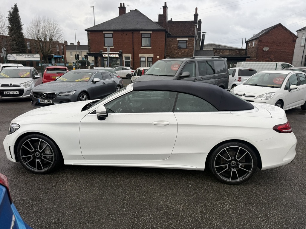 Mercedes-Benz C Class C300d Amg Line Premium 2018 18 Reg NM16SON Blue #4