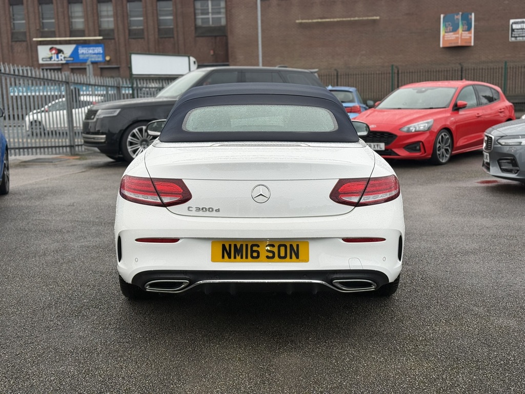 Mercedes-Benz C Class C300d Amg Line Premium 2018 18 Reg NM16SON Blue #6