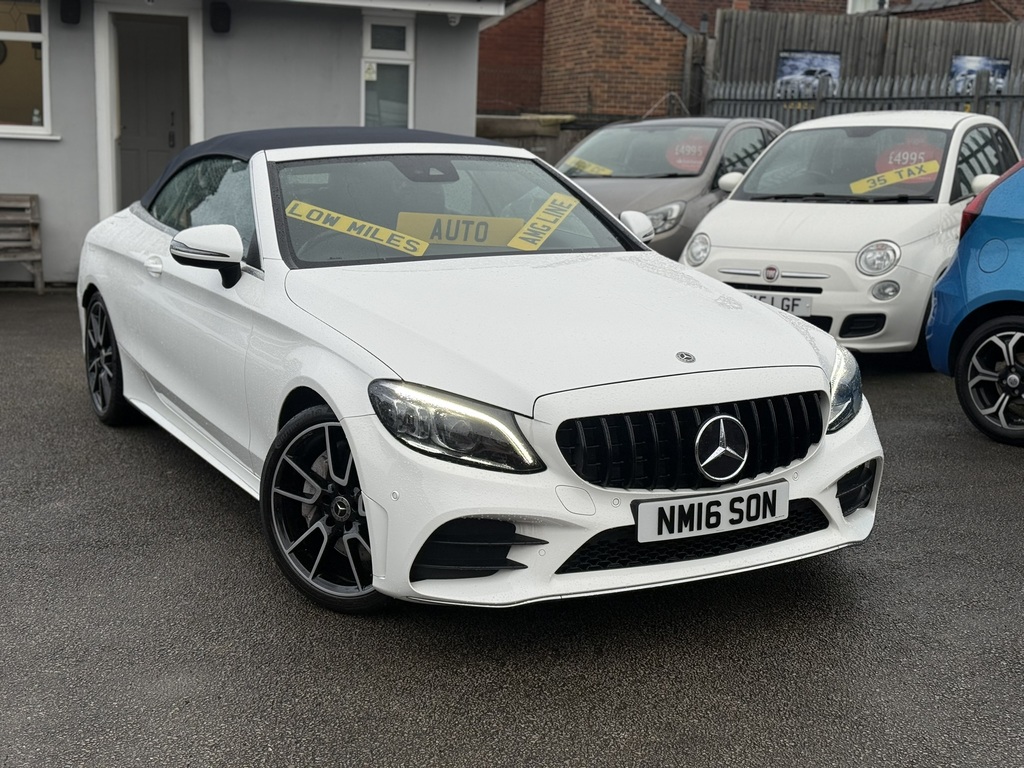 Mercedes-Benz C Class C300d Amg Line Premium 2018 18 Reg Blue