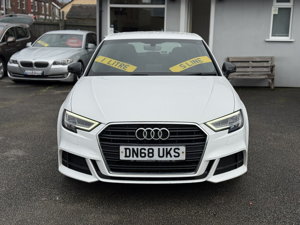 Audi A3 S Line 2018 68 Reg DN68UKS White #2