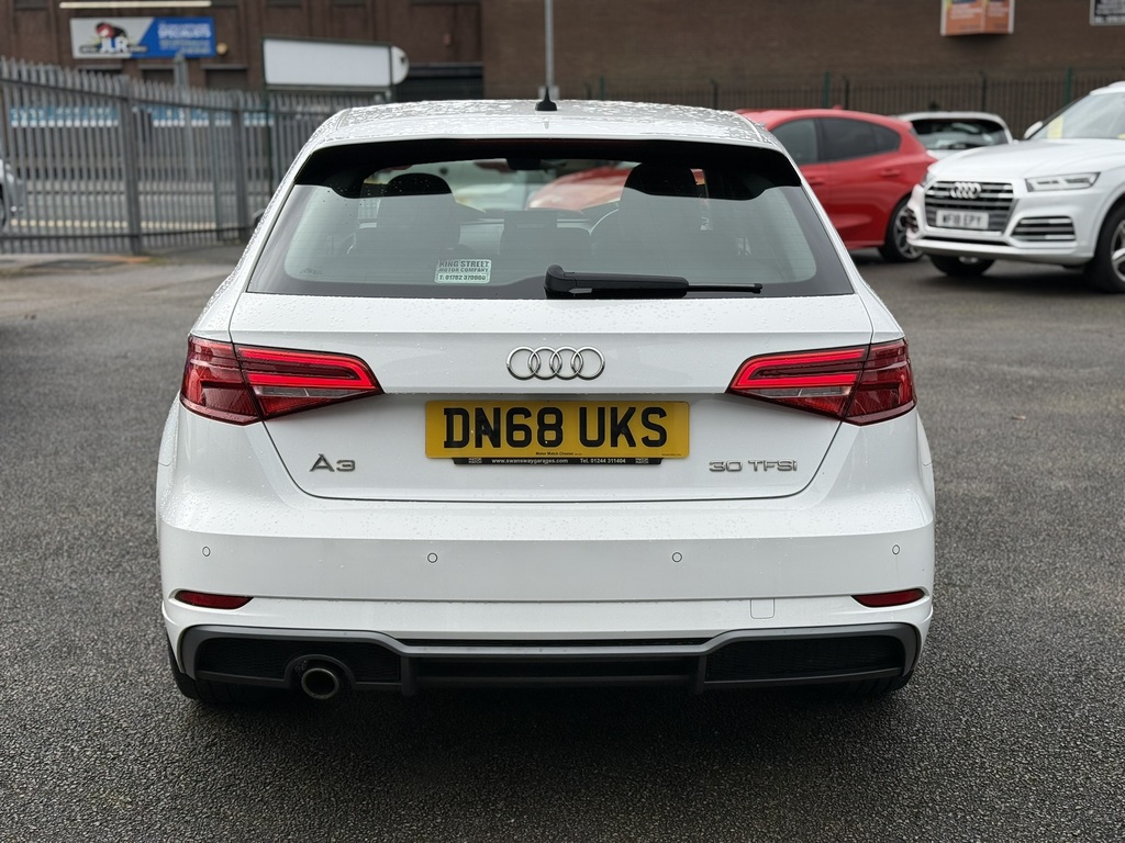 Audi A3 S Line 2018 68 Reg DN68UKS White #6