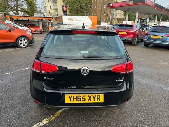 Volkswagen Golf 2015 1.6 Tdi Bluemotion Tech Match Hatchback D YH65XYR Black #5
