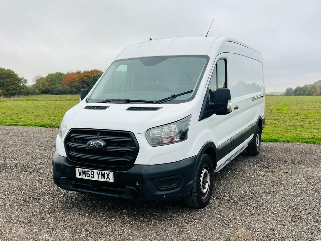 Ford Transit Custom Panel Van 2.0 350 Ecoblue Leader Fwd L3 H2 Euro 6 WM69YMX White #6