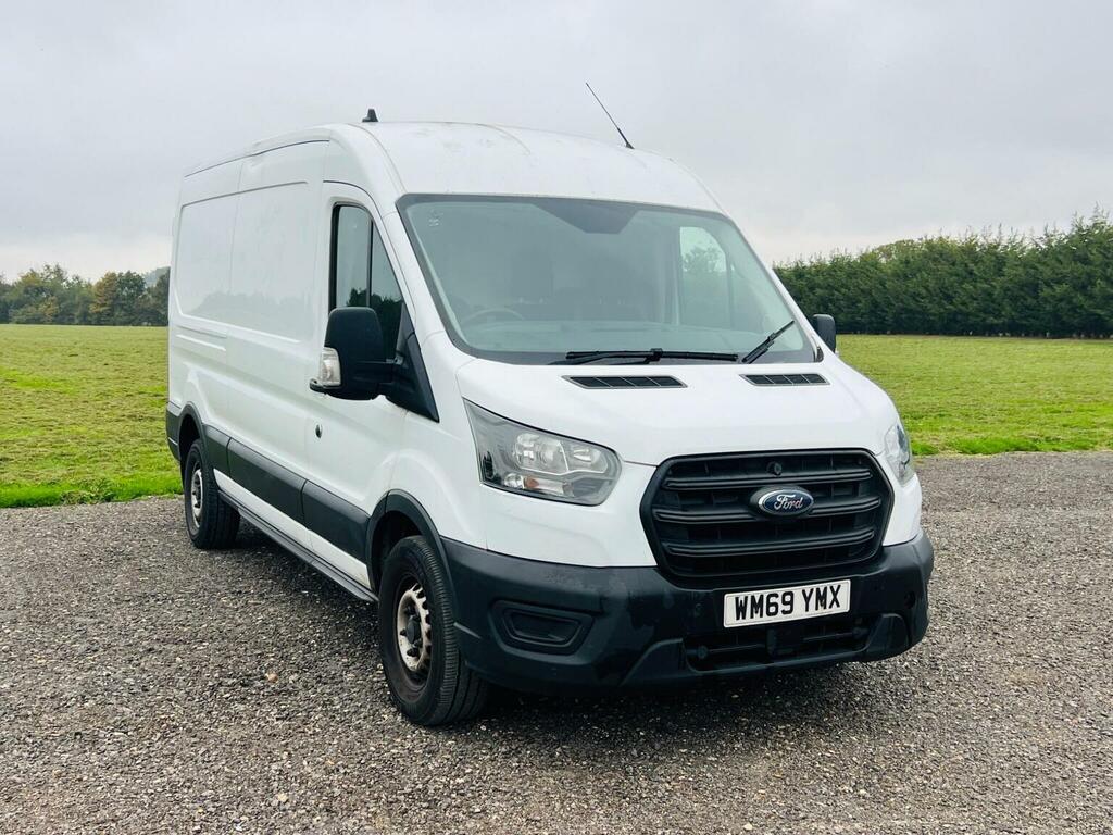 Ford Transit Custom Panel Van 2.0 350 Ecoblue Leader Fwd L3 H2 Euro 6 WM69YMX White #4