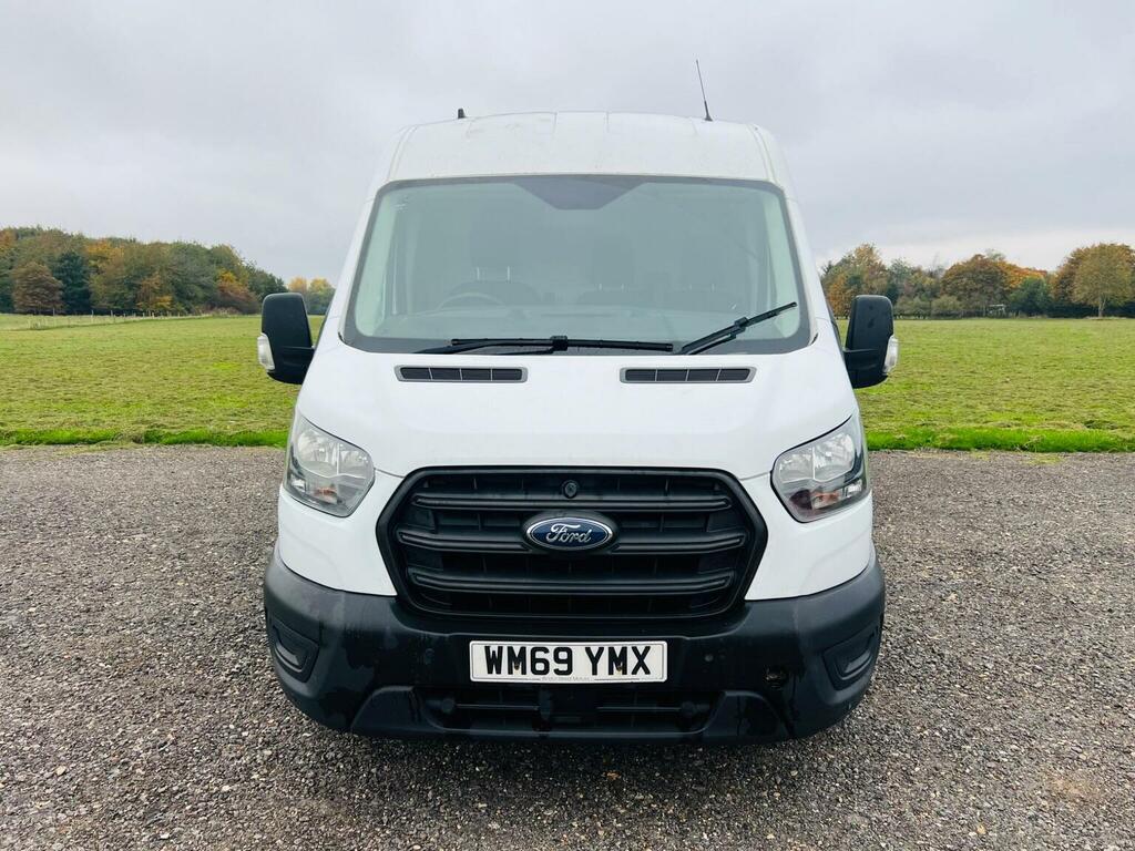 Ford Transit Custom Panel Van 2.0 350 Ecoblue Leader Fwd L3 H2 Euro 6 WM69YMX White #2
