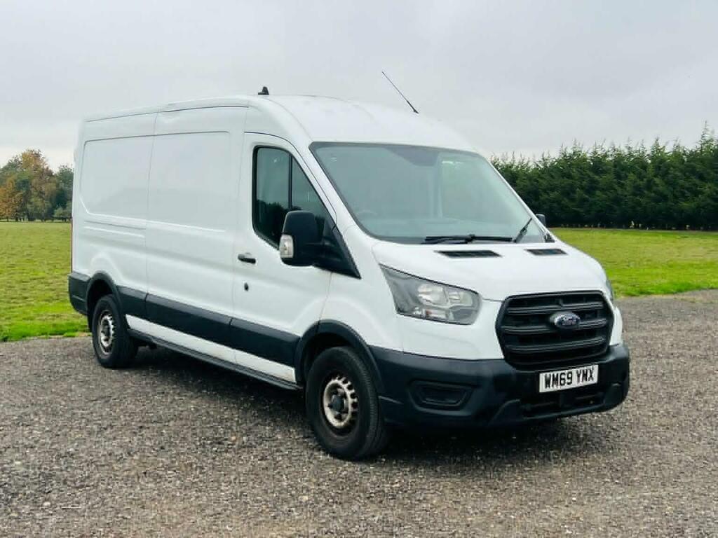 Ford Transit Custom Panel Van 2.0 350 Ecoblue Leader Fwd L3 H2 Euro 6 WM69YMX White #3