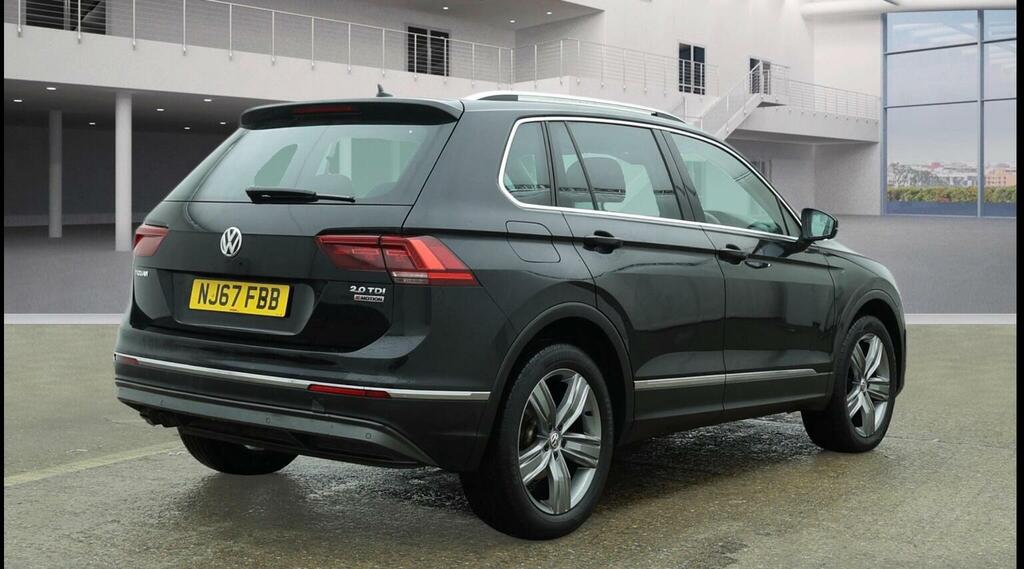 Volkswagen Tiguan Suv 2.0 Tdi Sel Dsg 4Motion Euro 6 Ss 2017 NJ67FBB Black #3