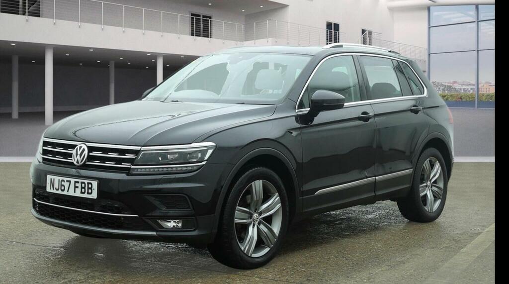 Volkswagen Tiguan Suv 2.0 Tdi Sel Dsg 4Motion Euro 6 Ss 2017 NJ67FBB Black #2