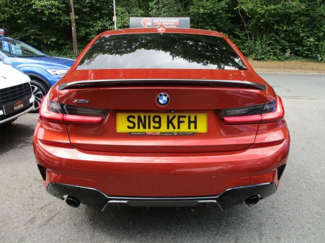 BMW 3 Series 2019 2.0 320D M Sport Saloon Xdriv SN19KFH Orange #3