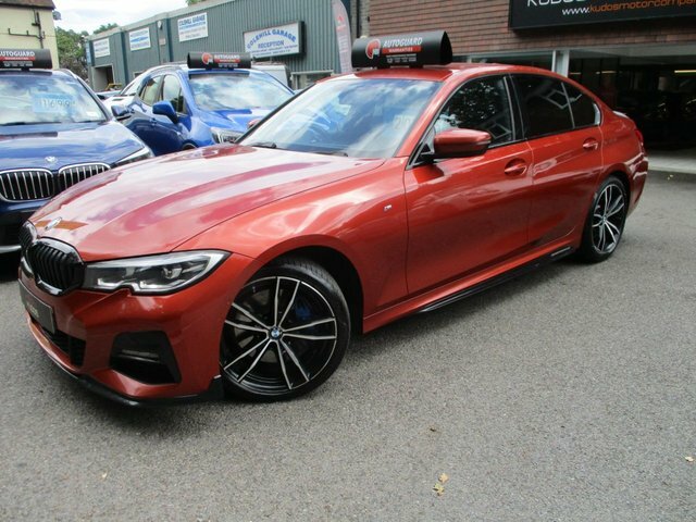 BMW 3 Series 2019 2.0 320D M Sport Saloon Xdriv SN19KFH Orange #2