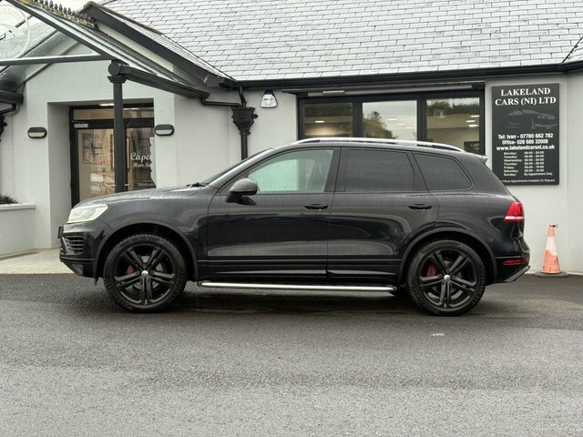 Volkswagen Touareg 3.0 Tdi V6 Bluemotion Tech R-line Plus Suv Die YH17DHA Black #3