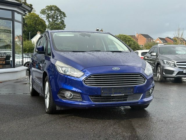 Ford S-Max 2.0 Tdci Titanium Mpv Euro 6 S DGZ7725 Blue #4