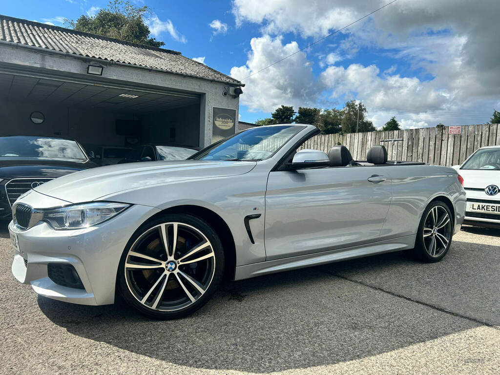 BMW 4 Series 420I M Sport Professional Media Silver