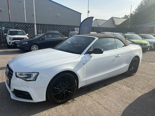 Audi A5 2.0 Tdi S Line Special Edition Plus Convertible YH15RVF White #4