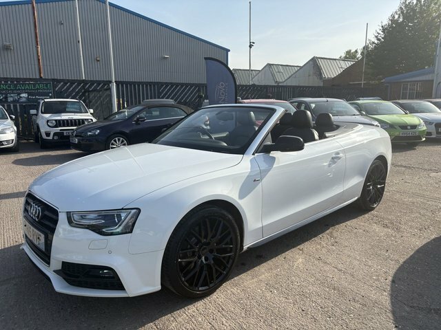 Audi A5 2.0 Tdi S Line Special Edition Plus Convertible YH15RVF White #3