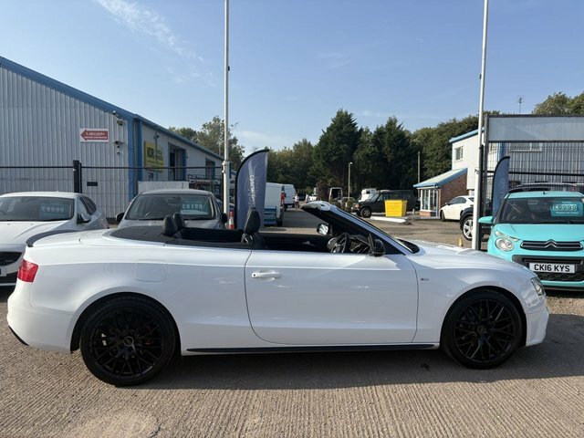 Audi A5 2.0 Tdi S Line Special Edition Plus Convertible YH15RVF White #6