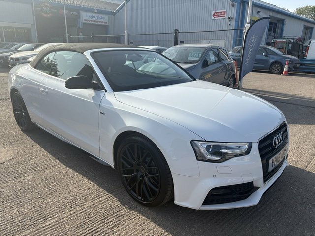Audi A5 2.0 Tdi S Line Special Edition Plus Convertible YH15RVF White #2