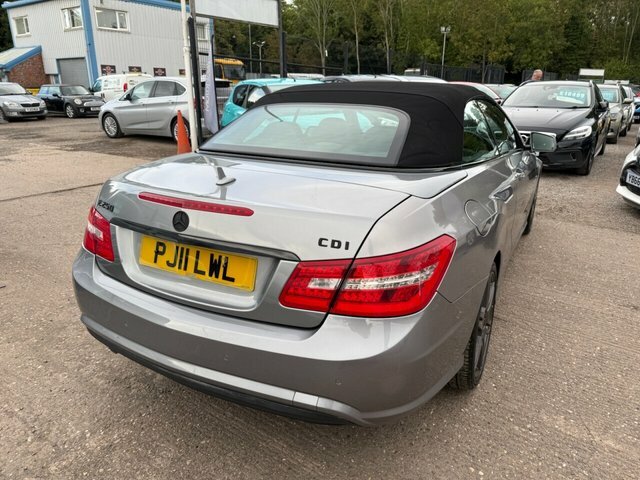 Mercedes-Benz E Class 2.1 E250 Cdi Blueefficiency Sport Cabriolet Di Silver #2