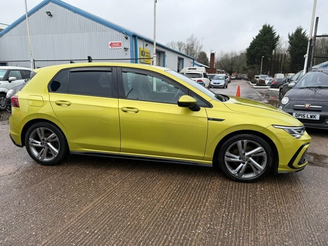 Volkswagen Golf 1.5 Etsi Mhev R-line Hatchback Hybrid D GD70UHZ Yellow #2
