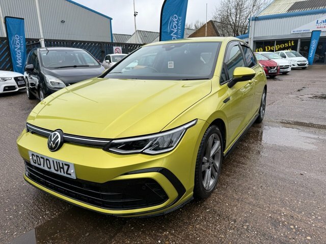 Volkswagen Golf 1.5 Etsi Mhev R-line Hatchback Hybrid D GD70UHZ Yellow #5