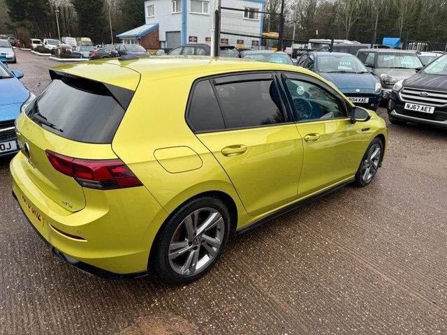 Volkswagen Golf 1.5 Etsi Mhev R-line Hatchback Hybrid D GD70UHZ Yellow #3