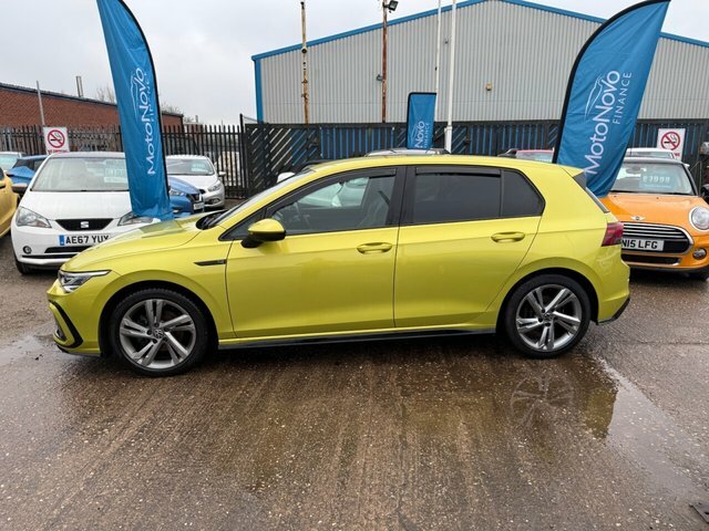 Volkswagen Golf 1.5 Etsi Mhev R-line Hatchback Hybrid D GD70UHZ Yellow #6