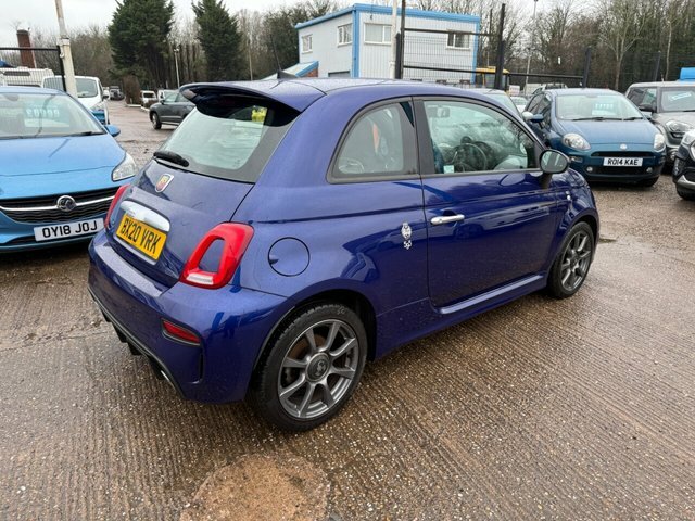 Abarth 595 1.4 T-jet 70Th Hatchback Euro 6 BX20VRK Blue #3