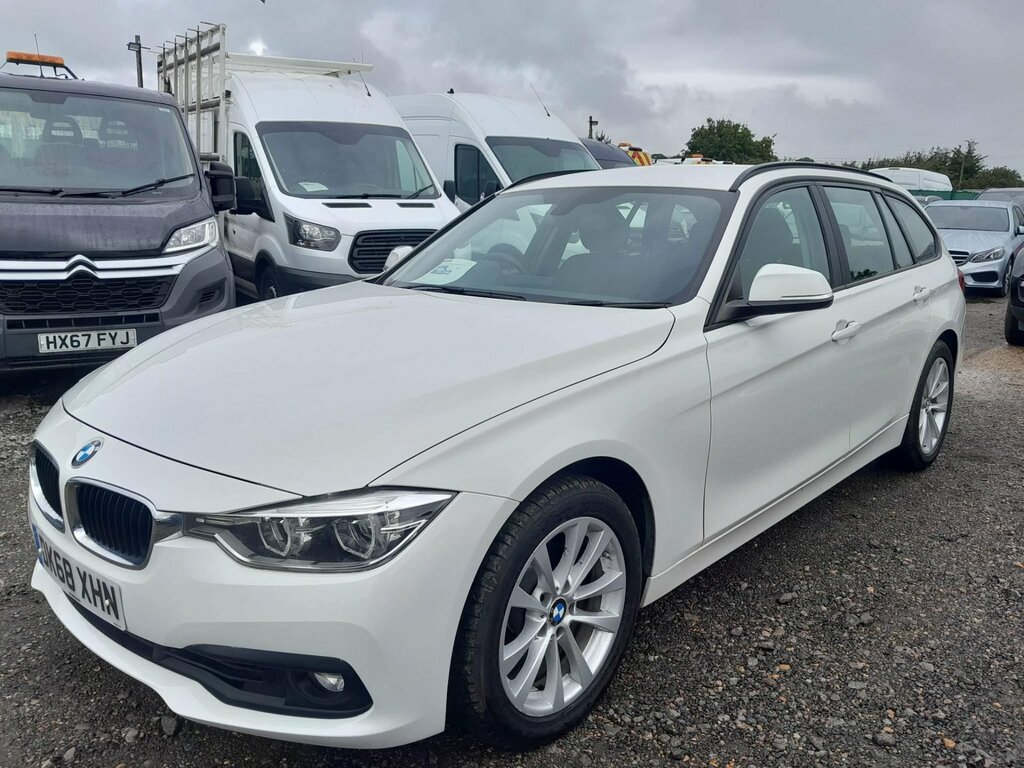 BMW 3 Series 2.0 320I Se Touring Ss DK68XHN White #3