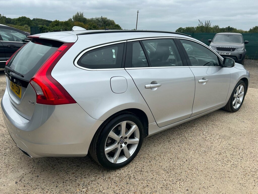 Volvo V60 2.0 D4 Se Nav Euro 6 Ss LK67CZW Silver #6