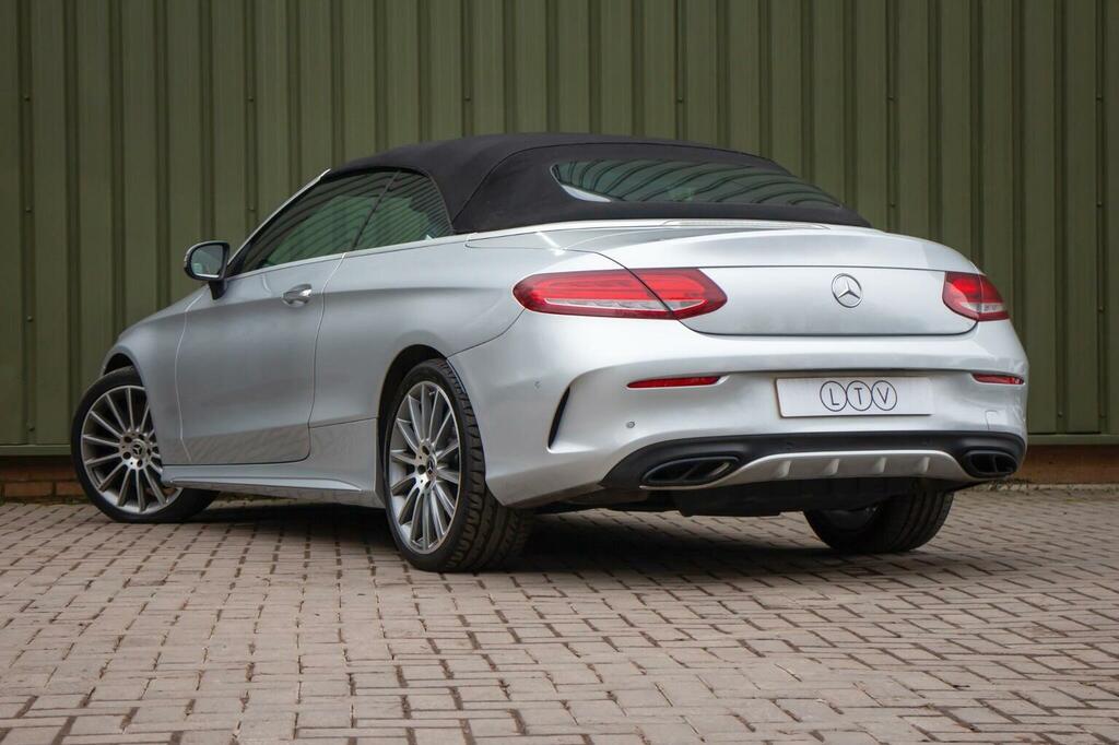 Mercedes-Benz C Class 2.0 C200 Amg Line Premium Plus Cabriolet G-troni KR66BNO Silver #4