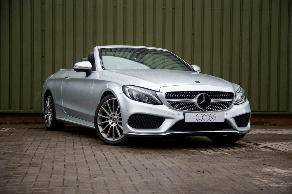 Mercedes-Benz C Class 2.0 C200 Amg Line Premium Plus Cabriolet G-troni Silver