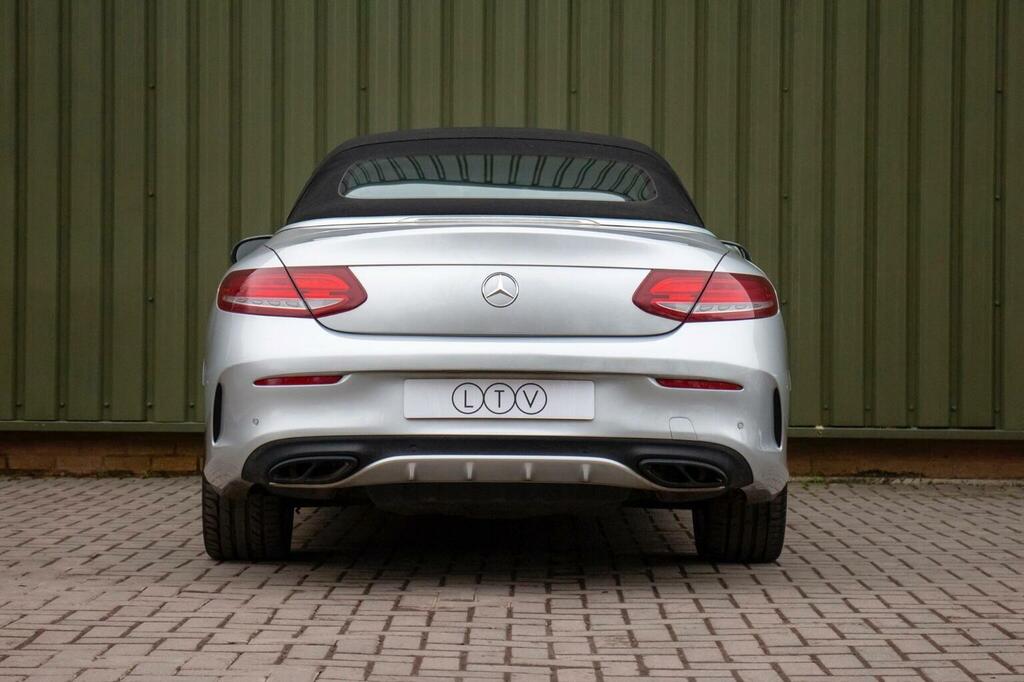 Mercedes-Benz C Class 2.0 C200 Amg Line Premium Plus Cabriolet G-troni KR66BNO Silver #5