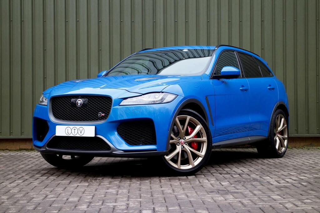 Jaguar F-Pace 5.0 V8 Svr Quickshift Awd Euro 6 Ss BV19MXG Blue #3