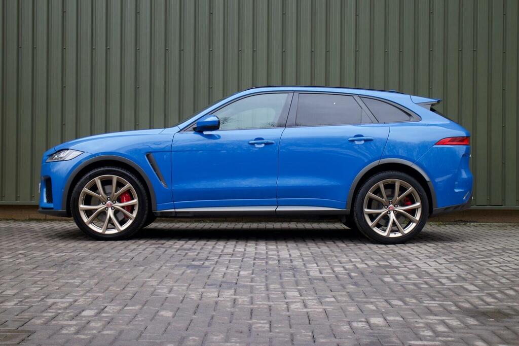 Jaguar F-Pace 5.0 V8 Svr Quickshift Awd Euro 6 Ss BV19MXG Blue #4