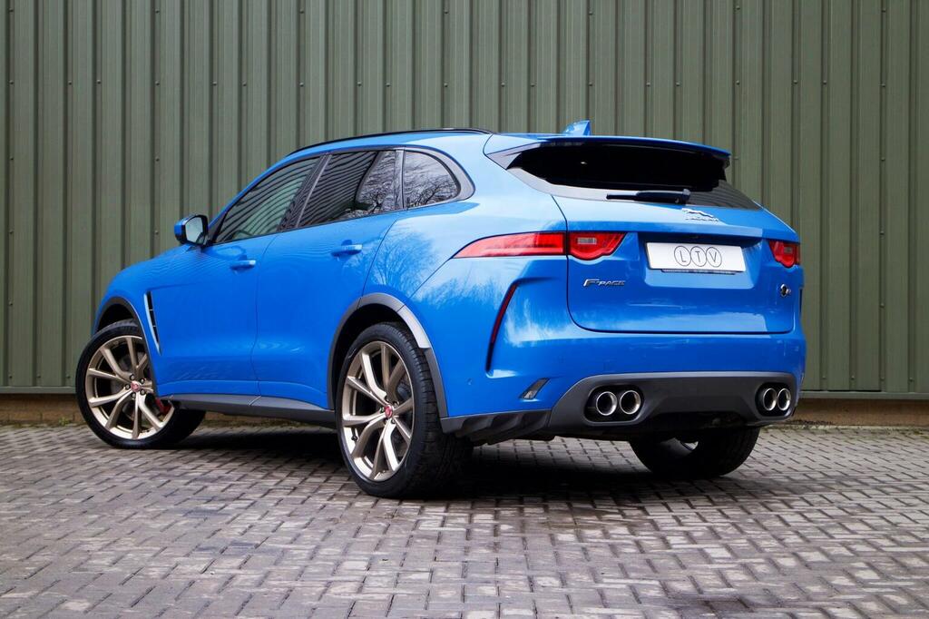 Jaguar F-Pace 5.0 V8 Svr Quickshift Awd Euro 6 Ss BV19MXG Blue #5