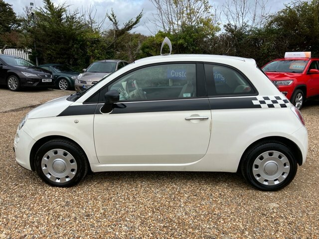 Fiat 500 1.2 Pop Hatchback Euro 5 S S WR59LUJ White #3