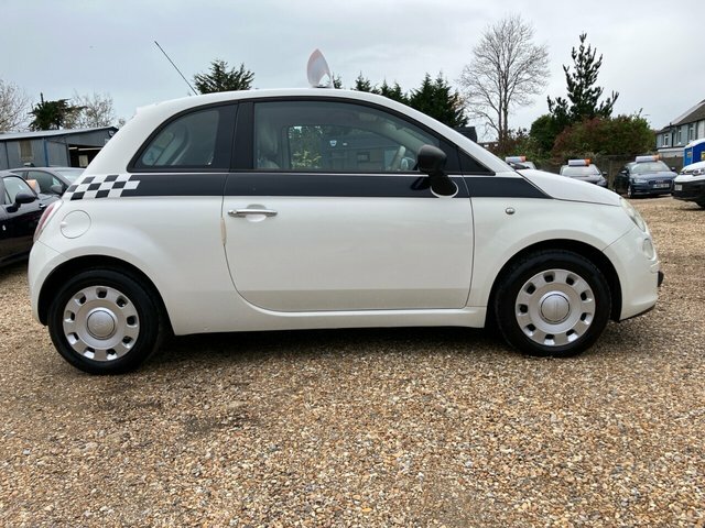 Fiat 500 1.2 Pop Hatchback Euro 5 S S WR59LUJ White #6