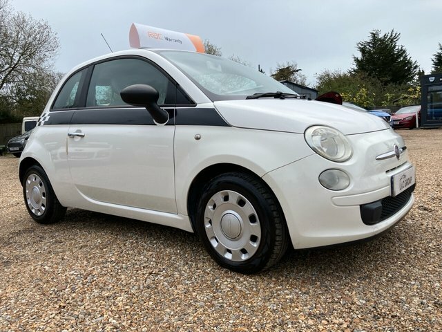 Fiat 500 1.2 Pop Hatchback Euro 5 S S WR59LUJ White #5