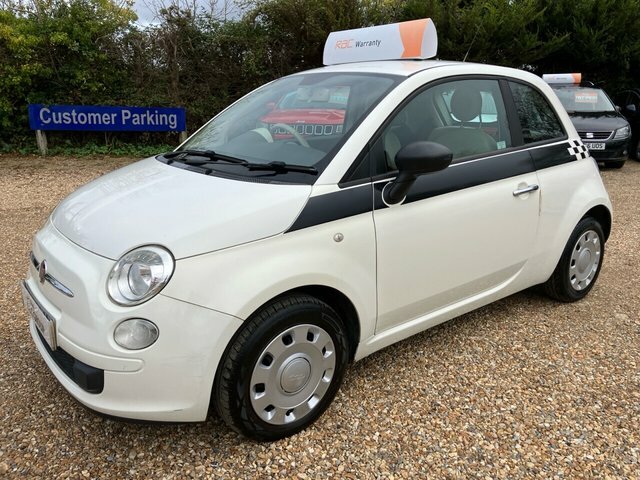 Fiat 500 1.2 Pop Hatchback Euro 5 S S WR59LUJ White #2