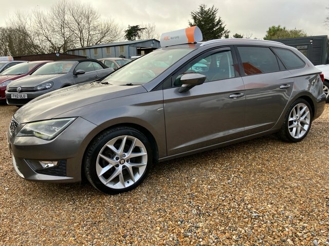 Seat Leon 2.0 Tdi 184 Fr Sport Tourer Dsg Euro XX07SAY Grey #3