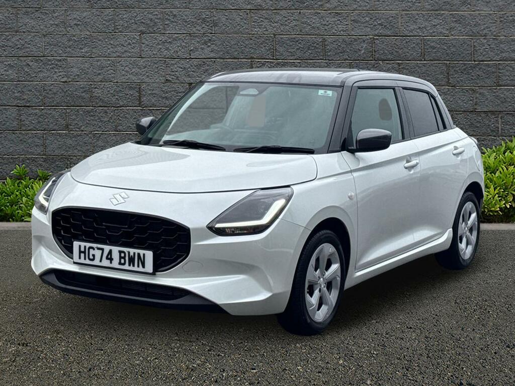 Suzuki Swift 1.2 Mhev Motion Hatchback Hybrid Cvt Eu HG74BWN White #3