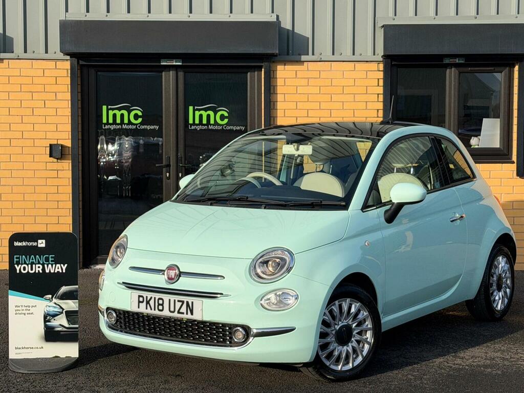 Fiat 500 Hatchback 1.2 Lounge Euro 6 Ss 201818 Green