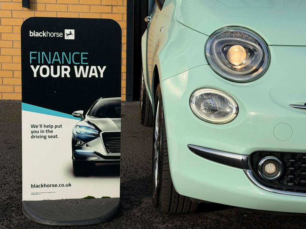 Fiat 500 Hatchback 1.2 Lounge Euro 6 Ss 201818 PK18UZN Green #5