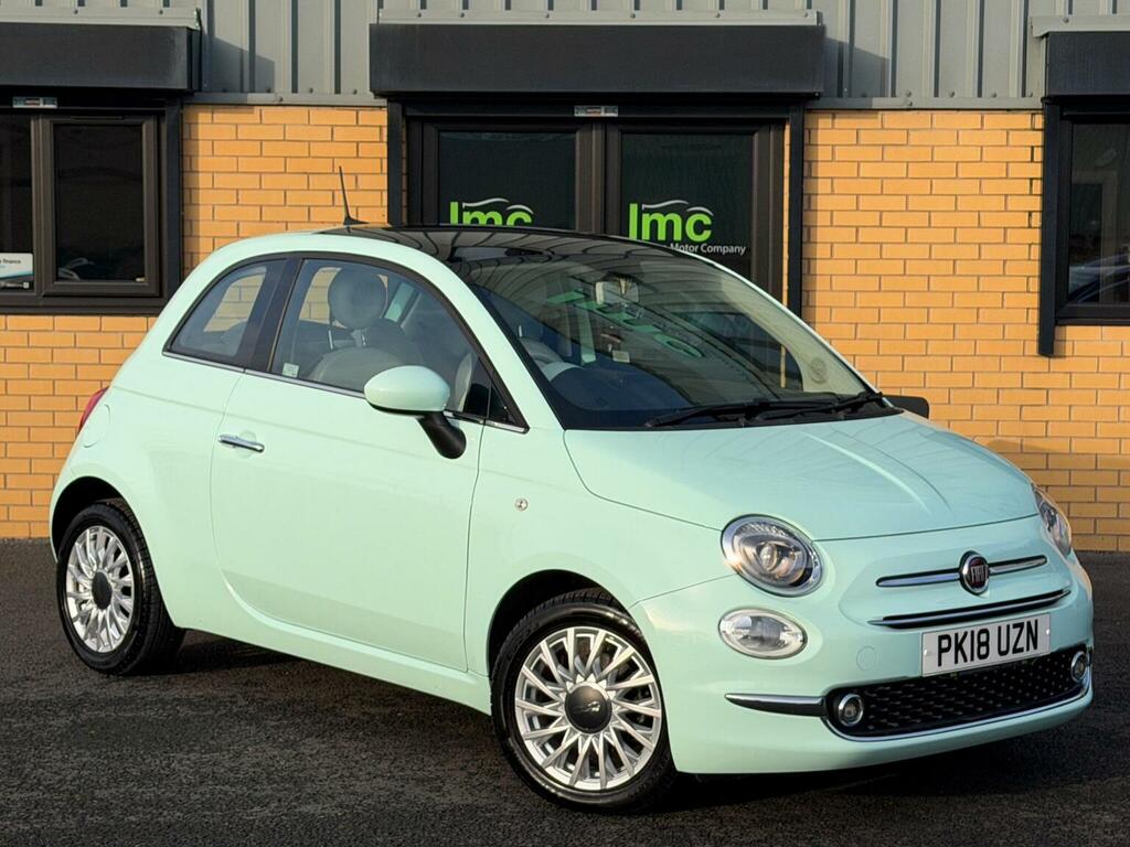 Fiat 500 Hatchback 1.2 Lounge Euro 6 Ss 201818 PK18UZN Green #6