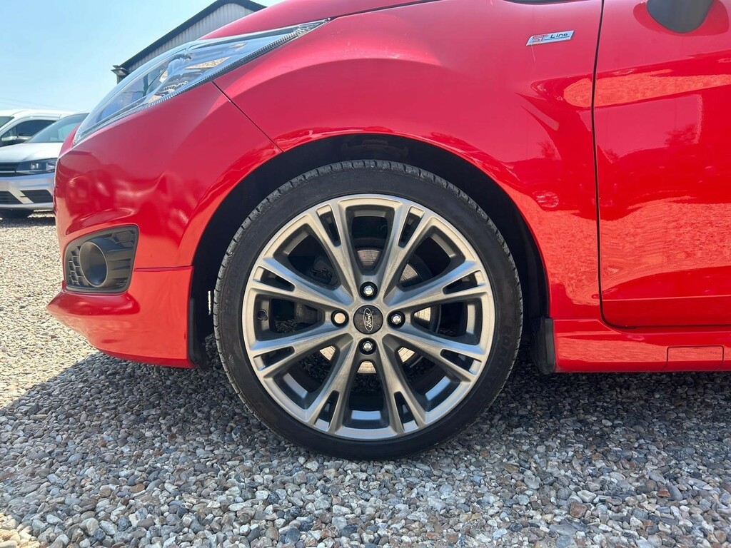 Ford Fiesta 1.0T Ecoboost St-line Euro 6 Ss WU66RFZ Red #6