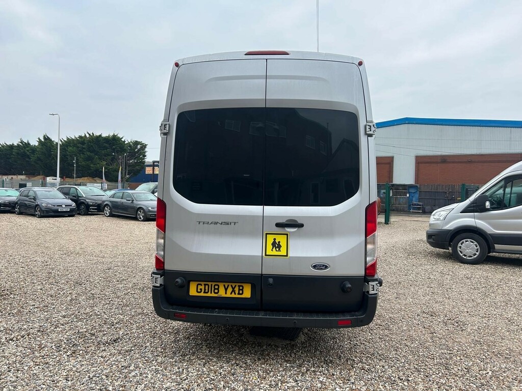 Ford Transit Custom 2.2 Tdci 460 Hdt Trend L4 H3 18 Seats GD18YXB Silver #5