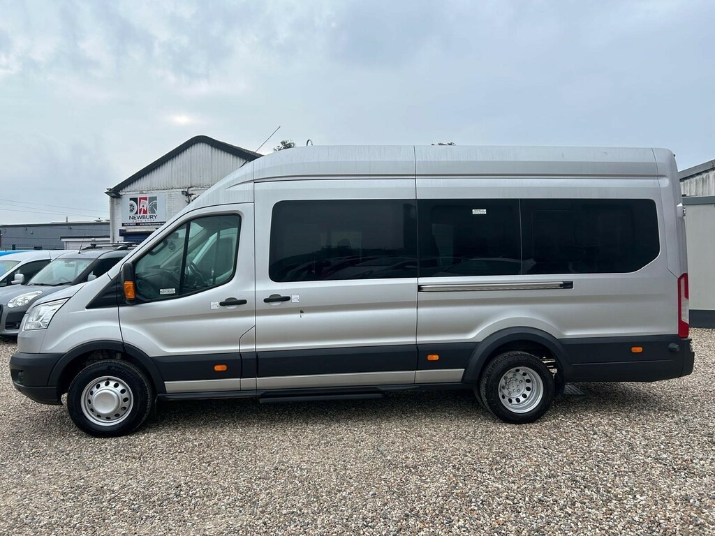 Ford Transit Custom 2.2 Tdci 460 Hdt Trend L4 H3 18 Seats GD18YXB Silver #4