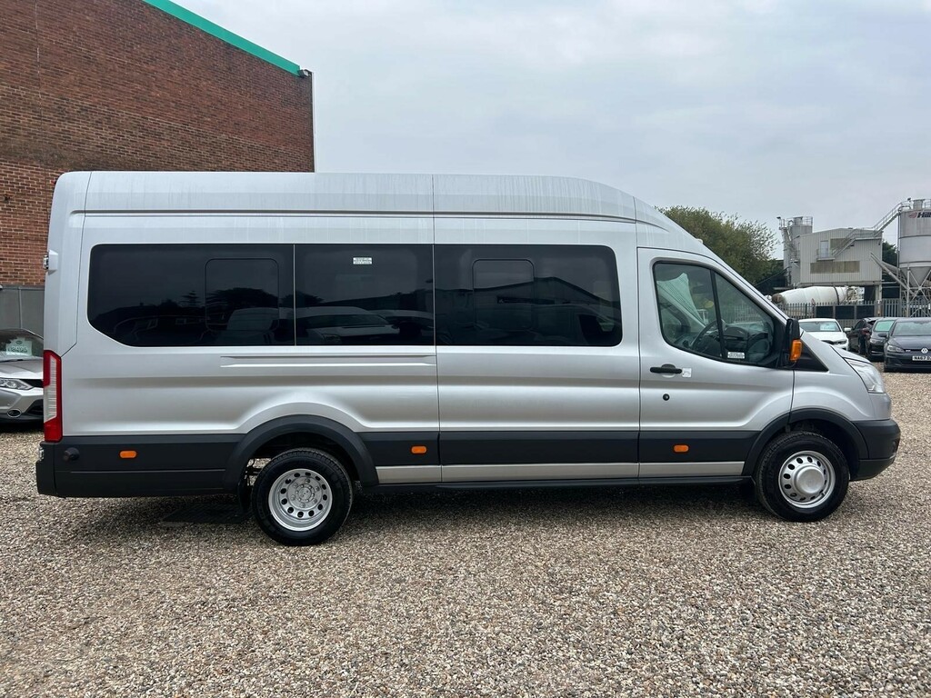 Ford Transit Custom 2.2 Tdci 460 Hdt Trend L4 H3 18 Seats GD18YXB Silver #6